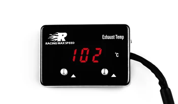 Vysoká kvalita 1/8 npt snímač digitálne teplota výfukových plynov rozchod červený displej,digitálne teplota meradla ETM01