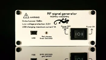 Vysoká kvalita 140MHZ-4400MHZ RF signal generator, zdroj signálu ,vstavaná lítiová batéria s puzdrom