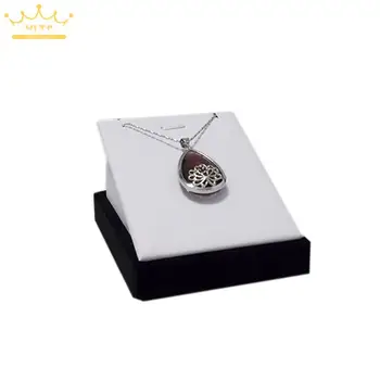 Vysoká kvalita arc náhrdelník s príveskom zobraziť vertikálne prívesok, stojan, držiak na šperky zobraziť stojan čierneho zamatu a bielej pu