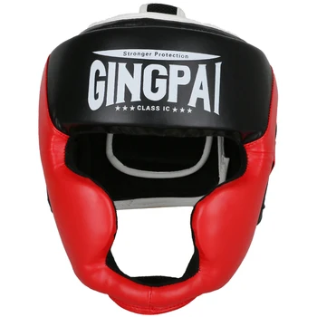 Vysoká Kvalita Boxerská Prilba Červená dospelé Deti MMA školenia, Muay Thai Ukotvenia vedúci Stráže chránič box prilby pokrývky hlavy Modrá