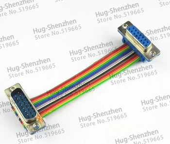 Vysoká Kvalita DB15 stužkový kábel DIDC-15P mužov a žien/žien a žien a mužov na male kábel DIDC DR15 COM konektor kábla