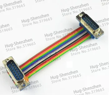 Vysoká Kvalita DB15 stužkový kábel DIDC-15P mužov a žien/žien a žien a mužov na male kábel DIDC DR15 COM konektor kábla