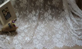 Vysoká kvalita Diy výšivky Rias Čipkou Trim chantilly čipky textílie svadobné svadobné šaty čipkou trim 150 cm Širokú 3meter/veľa
