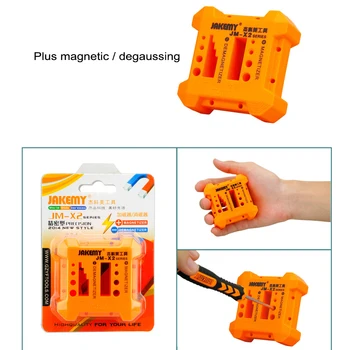 Vysoká Kvalita JM-X2 Magnetizer Demagnetizer Nástroj Orange Skrutkovač, Magnetický Vyzdvihnúť Nástroj Skrutkovač, Magnetický Degaussing