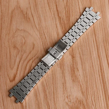 Vysoká Kvalita Mužov Watchband Náramok Pevné Prepojenie potítka Remienok z Nerezovej Ocele Luxry Náhrada Za AP Sledovať + 2 Jar Bary