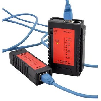 Vysoká Kvalita NF-468 Ethernet LAN Sieťový Kábel Tester RJ45 POE RJ11 telefónne Telefónne Drôty Tracker Diagnostikovať Tón Tracer