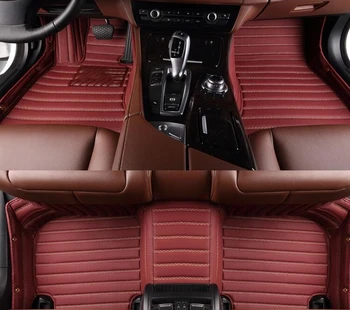 Vysoká kvalita! Vlastné špeciálne auto podlahové rohože pre Mercedes Benz GL 350 450 X164 7 miest 2011-2006 nepremokavé koberce,doprava Zdarma