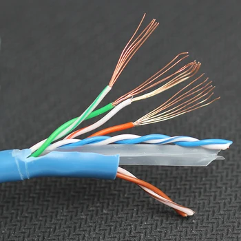 Vysoká Rýchlosť CAT 6A 8pin plné medené Ethernet Sieťový Patch Kábel RJ45 LAN Kábel 1/ 1.5/2/3/5/10/15/20m pre PC, Notebook Router