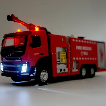 Vysoká simulácia 1:32 zliatiny oheň záchranu, inžinierske auto,originálne balenie darčeka,doprava zdarma