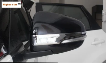 Vyššie star ABS chrome 2ks dverí auta zrkadlo na ochranu nálepky,dekorácie lišta s logom pre Suzuki Vitara 2016