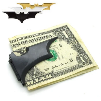 Výchova k DEMOKRATICKÉMU občianstvu Magnetický Klip Peniaze Dark Knight Vonkajšie Prenosné Batman Skladacie Batarang Kovový Držiak Unisex je Zliatiny Zinku Vrecku Peňaženku Klip