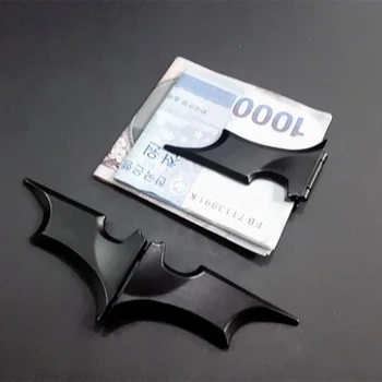 Výchova k DEMOKRATICKÉMU občianstvu Magnetický Klip Peniaze Dark Knight Vonkajšie Prenosné Batman Skladacie Batarang Kovový Držiak Unisex je Zliatiny Zinku Vrecku Peňaženku Klip
