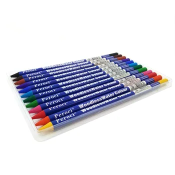 Výtvarné Umenie 12 Premium Farebné Ceruzky Akvarel lapis cor de Professional Woodless Rozpustné vo Vode Farebné Ceruzky Nastaviť pre Maľovanie