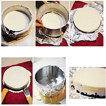 WALFOS potravín triedy z Nehrdzavejúcej Ocele Nastaviteľné tortu pan Zdvíhateľnej Kruhu Mousse Krúžok Formy na Pečenie Nástroj Nastaviť Tortu Formy Pečenie
