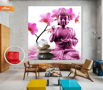 Wall Art Buddha Vytlačené Maľovanie Na Plátno Umenia Pre Domáce Moderné Dekorácie umenie Obývacia Izba, Spálňa Decor bez rámu 1 Ks