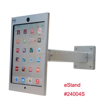 Wall mount pre iPad mini kovový rám stojana anti-theft krytu držiak displeja kiosk rovnátka bývanie kovové puzdro so zámkom