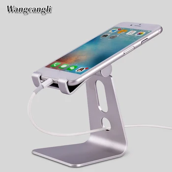 Wangcangli Otáčaní tabletu držiaka telefónu, pre iphone Univerzálny mobilný stolový stojan na mobil Stojan Tabletu podpora mobilných zariadení tabuľka