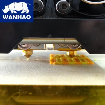 Wanhao 3D tlačiarne príslušenstvo žlté vysokým teplotám lepiacej pásky, papierové pásky 3D tlačiarne pre zohrieva posteľ