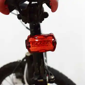 WasaFire Ultra-jasné LED svetlo na bicykel 5 LED Zadné Denných prevádzkových Bicykel zadné svetlo Červený Športový Bicykel Späť koncových svetiel Parkovanie jazda na Bicykli