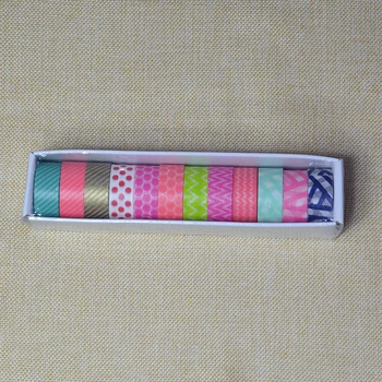 Washi pásky sada 12 ks školy nástroje papeleria fita adesiva maskovanie vianočné japonský scrapbooking kawaii dekoratívne papelaria