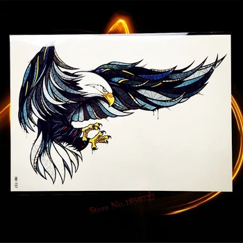 Watercolour Nepremokavé Dočasné Tetovanie Tiger Kráľ Motýľ Falošné Flash Tetovanie Nálepky, Muži, Ženy, Body Art Rameno Tetovanie Farba Totem