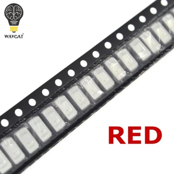 WAVGAT 100ks 5630/5730 SMD/SMT LED Červená 5730 LED Povrchová Montáž Červená 2.0~2.6 V 620-625nm Ultra jas Led Čip, 8-10LM