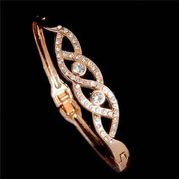 Weddding Šperky, Náramky Luxusné Plný Crystal Prívesky pre Ženy 6typ