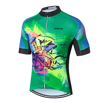 Weimostar Zelená Cyklistické Oblečenie 2018 Pro Team Cyklistický Dres Nastaviť Ropa Ciclismo Lete mtb Bike Jersey Horské Cyklistické Oblečenie