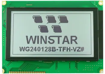WG240128B WINSTAR 5V LCD displej 240x128 podsvietenie displeja Grafický LCD displej, nový a originál