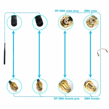 Wifi anténa kábel RP SMA female konektor prepínač N typ samica predelom jumper kábel kábel adaptéra RG316 15 cm veľkoobchodné ceny