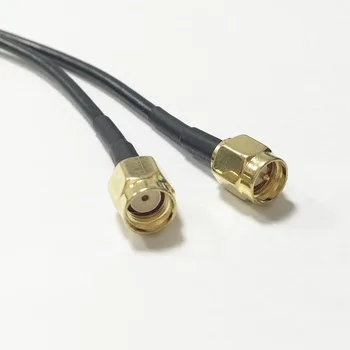 WIFI anténa predlžovací kábel SMA samec na RP SMA pigtail konektor adaptéra RG174 100 cm veľkoobchodné ceny
