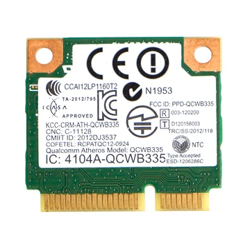 Wifi Bezdrôtové pripojenie Intel Qualcomm Atheros QCWB335 Mini Card CN-0C3Y4J Pre Dell DW1705 Vysokej Kvality C26
