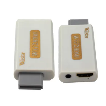 Wiistar Maloobchod Biela Pre Wii HDMI Wii2HDMI Adaptér Converter, Podpora 1080P 3,5 mm Audio Video Výstup Teplej Predaj
