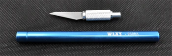 Wl-9308A Kov Rukoväť Hobby Nôž/strihací nôž / remeslo nôž / pero fréza+ 6pcs Čepeľ Nožov nastaviť pre PCB Telefón Opravy DIY nástroj