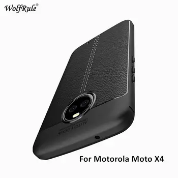 WolfRule Pre Pokrytie Motorola Moto X4 Prípade Mäkké TPU Mobilný Telefón Prípad Pre Motorola Moto X4 Kryt Pre Moto X 4 Prípade XT1900 5.2