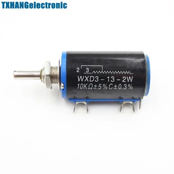 WXD3-13-2W 10K ohm Multiturn Drôtové Potenciometer Nastaviteľný Odpor