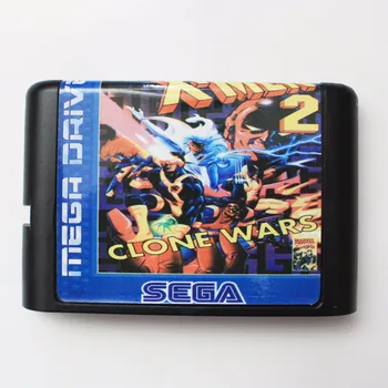 X Muži II 16-bitové SEGA MD Hra Karty Pre Sega Mega Drive Pre Genesis