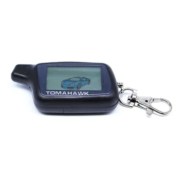 X5 LCD Diaľkové Ovládanie príveskom Pre ruskú Verziu Vozidla Bezpečnosti Dve spôsobom, auto alarm systém TOMAHAWK X5 Keychain
