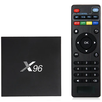 X96 MINI PC TV Box Amlogic S905X Android 6.0 Set-Top BOX Quad Core 2,4 GHz WiFi HDMI s USB2.0 AV LAN TF Card Slot Set-top-Box