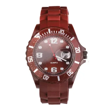 XG315 Unisex Ženy Náramkové hodinky Quartz Hodinky Športové Bežné Silikónové Reloj Darčeky Relogio Feminino Hodiny Digitálne Hodinky Káva