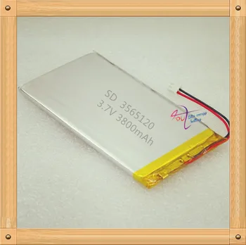 XHR-komã © tou je 2p 2.54 3800mAh 3565120 3,7 V Nabíjateľné batérie batéria polymer lithium