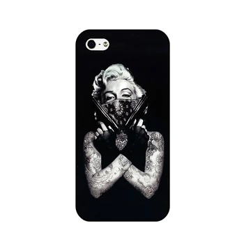 XIAOCHENGGUI Sexy Dievčatá / Marilyn Monroe tetovanie Telefón Tvrdé puzdro Pre iphone 4 4s, 5s 5 SE 6 6 8 6/7/8 plus X
