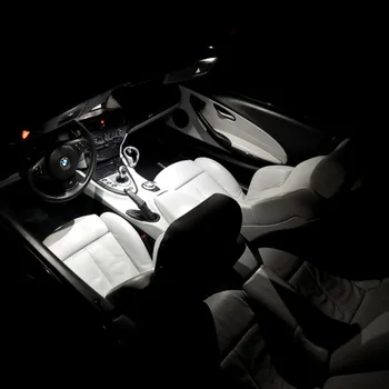 XIEYOU 11pcs LED Canbus Osvetlenie Interiéru Auta Balík Pre BMW Série 6 E63 E64 (2004-2010)