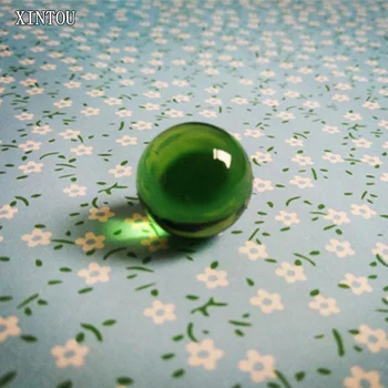 XINTOU Crystal Sphere Guľa 3 cm Zelená Mini Dieťa Svete Hračka Gule Feng shui Doma Dekoratívne Vodné Fontány Sklenené Guličky Gule