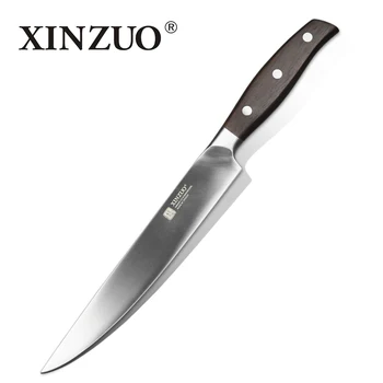 XINZUO 8 palcový sashimi nôž nemeckých ocele kuchyni nôž a sekáčik a nôž sushi nôž rosewood rukoväť kuchynský nástroj doprava zadarmo