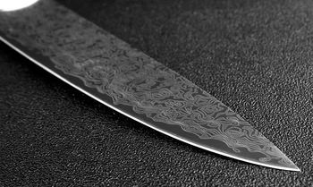 XITUO Japonský Šéfkuchár Nôž 4 ks Súpravy Imitácia Damasku z Nerezovej Ocele, Kuchynské nože Santoku Peeling Krájanie Nástroj Pomôcka darček