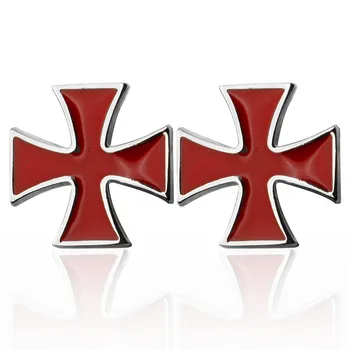 XKZM Módne Luxusné tričko červeného kríža cufflink pre pánske Značky putá tlačidlá manžetové Vysokej Kvality abotoaduras Šperky