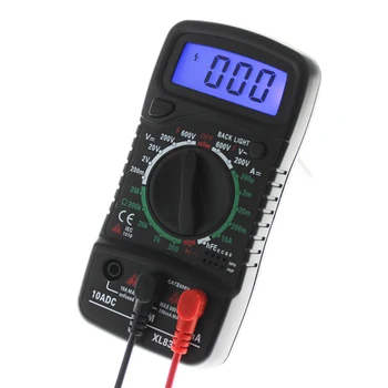 XL-830L Digitálny LCD Multimeter Voltmeter Ammeter AC/DC/OHM Napätie Prúd Tester