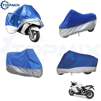 XL/XXL/XXXL Motocykel Moto Kryt Elektrických Bicyklov Zahŕňa Modrá+Strieborné Motorových Daždi Kabát Nepremokavé, Vhodné pre Všetky Motory