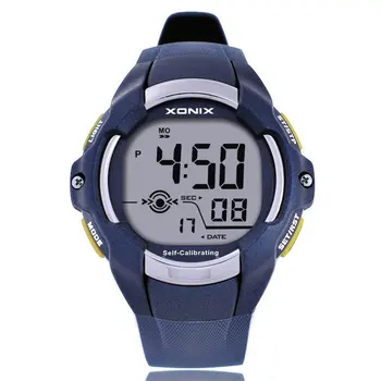 Xonix Pánske Športové Hodinky Digitálne Rozhlasové Vlny Samostatne Kalibrácia Vodotesné 100m Silikónové Popruh Multifunkčné Plávať Vonkajšie Náramkové hodinky